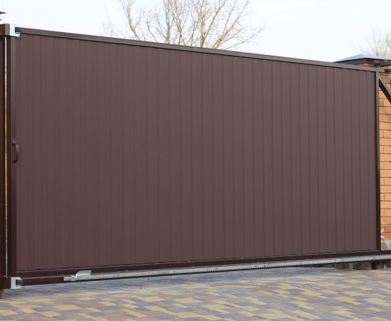 Откатные ворота в Ахтырске