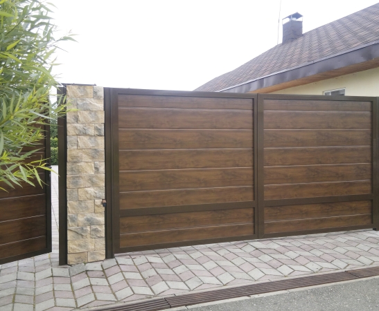 Распашные ворота в Ахтырске