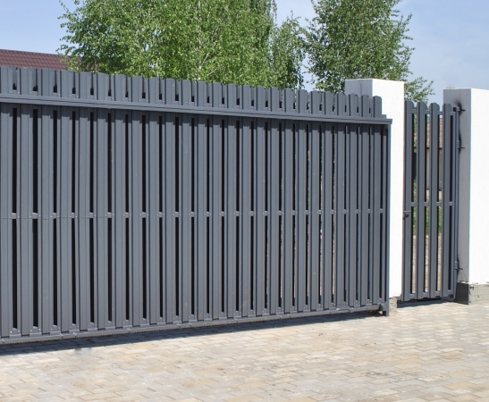 Ворота из штакетника в Ахтырске